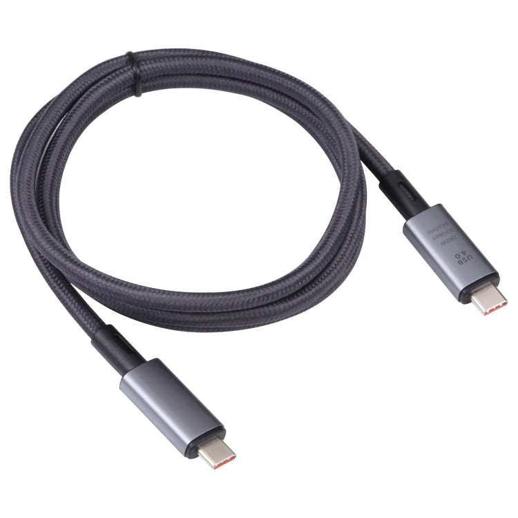 40Gbps 8K USB-C/Type-C to USB-C/Type-C Video Cable Compatible with USB 4, Length: 1m(Black) by buy2fix