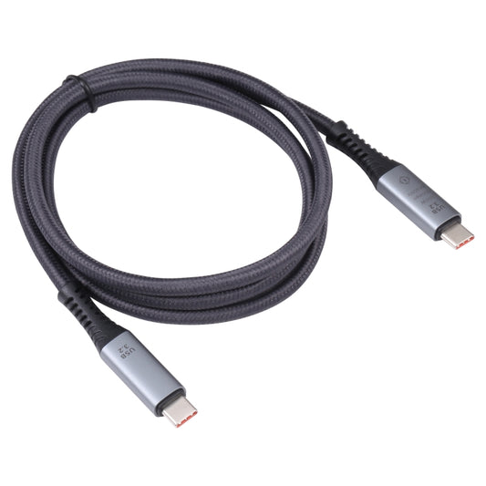 10Gbps 8K USB-C/Type-C to USB-C/Type-C Digital Video Cable Compatible with USB 3.2, Length: 1m (Black) by buy2fix