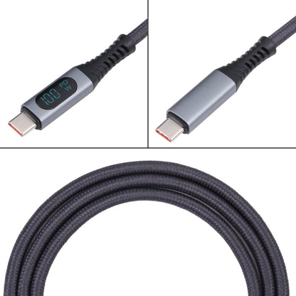 10Gbps 8K USB-C/Type-C to USB-C/Type-C Digital Video Cable Compatible with USB 3.2, Length: 1m (Black) by buy2fix