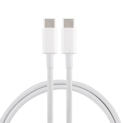 PD 5A USB-C / Type-C Male to USB-C / Type-C Male Fast Charging Cable, Cable Length: 1m(White) by buy2fix