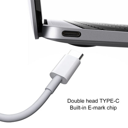 PD 5A USB-C / Type-C Male to USB-C / Type-C Male Fast Charging Cable, Cable Length: 1.5m (White) by buy2fix