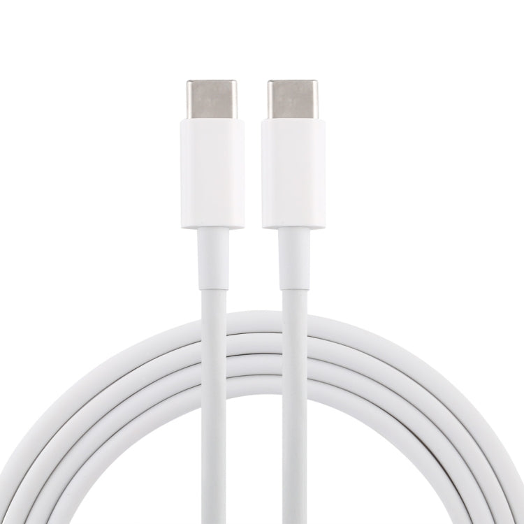 PD 5A USB-C / Type-C Male to USB-C / Type-C Male Fast Charging Cable, Cable Length: 2m (White) by buy2fix
