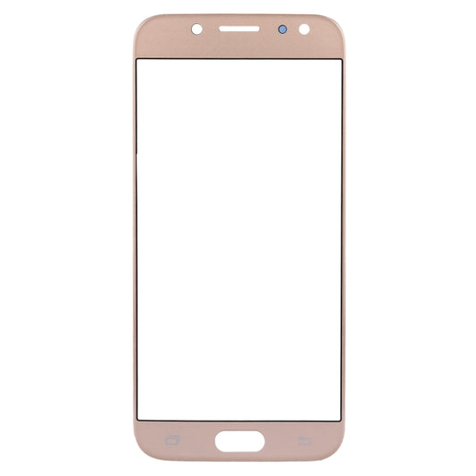 For Galaxy J7 (2017) / J730 Front Screen Outer Glass Lens (Gold) - Outer Glass Lens by buy2fix | Online Shopping UK | buy2fix