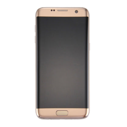 Original LCD Screen and Digitizer Full Assembly with Frame & Charging Port Board & Volume Button & Power Button For Galaxy S7 Edge / G935F(Gold) - LCD Screen by buy2fix | Online Shopping UK | buy2fix