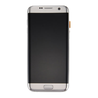 Original LCD Screen and Digitizer Full Assembly with Frame & Charging Port Board & Volume Button & Power Button For Galaxy S7 Edge / G935F(Silver) - LCD Screen by buy2fix | Online Shopping UK | buy2fix