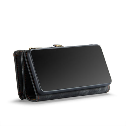 CaseMe-008 Detachable Multifunctional Retro Frosted Horizontal Flip Leather Case for Galaxy A20 / M10S, with Card Slot & Holder & Zipper Wallet & Photo Frame(Black) - Galaxy Phone Cases by CaseMe | Online Shopping UK | buy2fix
