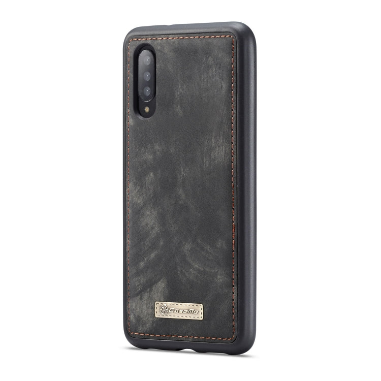 CaseMe-008 Detachable Multifunctional Retro Frosted Horizontal Flip Leather Case for Galaxy A50, with Card Slot & Holder & Zipper Wallet & Photo Frame(Black) - Galaxy Phone Cases by CaseMe | Online Shopping UK | buy2fix
