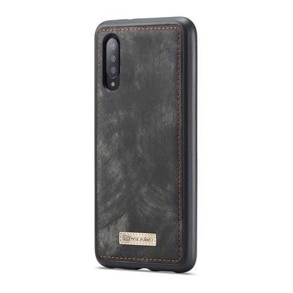 CaseMe-008 Detachable Multifunctional Retro Frosted Horizontal Flip Leather Case for Galaxy A50, with Card Slot & Holder & Zipper Wallet & Photo Frame(Black) - Galaxy Phone Cases by CaseMe | Online Shopping UK | buy2fix