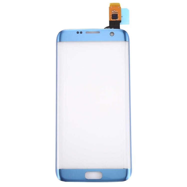 For Galaxy S7 Edge / G9350 / G935F / G935A Touch Panel (Blue) - Outer Glass Lens by buy2fix | Online Shopping UK | buy2fix