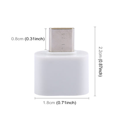 ABS Shell USB 2.0 to USB-C / Type-C Mini OTG Adapter Connector by buy2fix