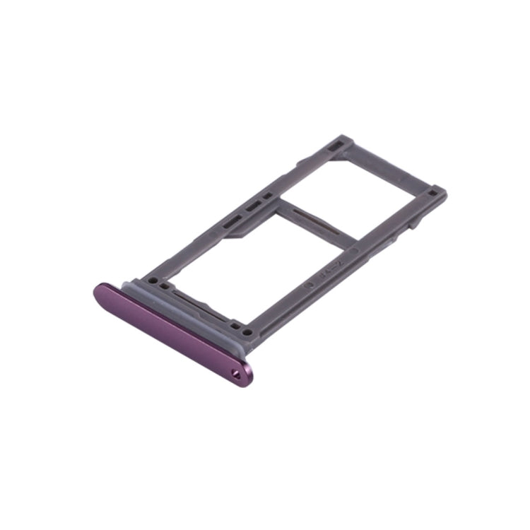 For Galaxy S9+ / S9 SIM & Micro SD Card Tray (Purple) - Card Tray by buy2fix | Online Shopping UK | buy2fix