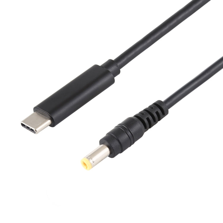 USB-C / Type-C to 5.5 x 2.5mm Laptop Power Charging Cable, Cable Length: about 1.5m(Black) - Universal Power Adapter by buy2fix | Online Shopping UK | buy2fix