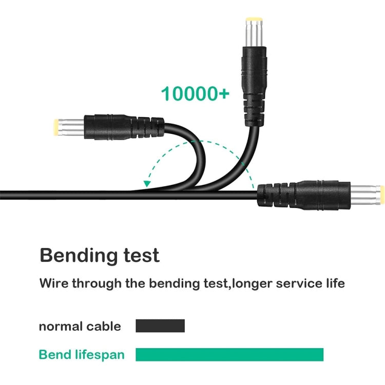 USB-C / Type-C to 5.5 x 2.5mm Laptop Power Charging Cable, Cable Length: about 1.5m(Black) - Universal Power Adapter by buy2fix | Online Shopping UK | buy2fix