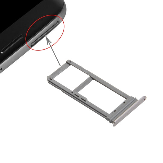 For Galaxy S7 Edge / G935 SIM Card Tray and Micro SD Card Tray (Gold)