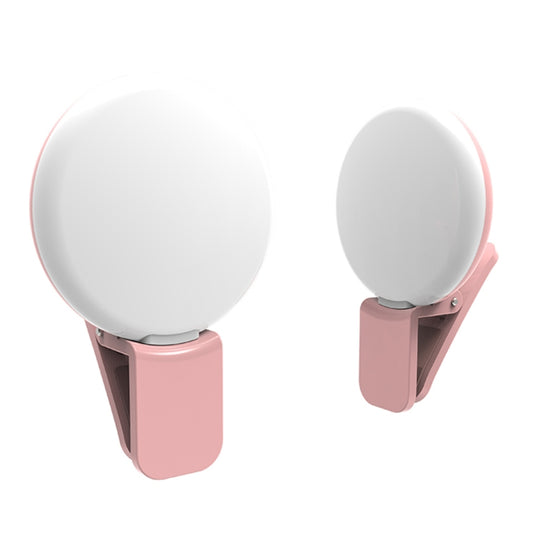 RK17 Mini and Portable Live Show Beauty Artifact 3 Levels of Brightness Warm and White Light Fill Light with 9 LED Light, For iPhone, Galaxy, Huawei, Xiaomi, LG, HTC and Other Smart Phones(Pink) - Selfie Light by buy2fix | Online Shopping UK | buy2fix