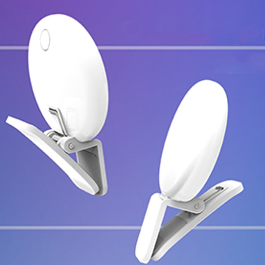 RK17 Mini and Portable Live Show Beauty Artifact 3 Levels of Brightness Warm and White Light Fill Light with 9 LED Light, For iPhone, Galaxy, Huawei, Xiaomi, LG, HTC and Other Smart Phones(White) - Selfie Light by buy2fix | Online Shopping UK | buy2fix