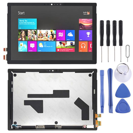 LCD-Bildschirm und Digitizer-Vollmontage für Microsoft Surface Pro 6 1807 (Schwarz)