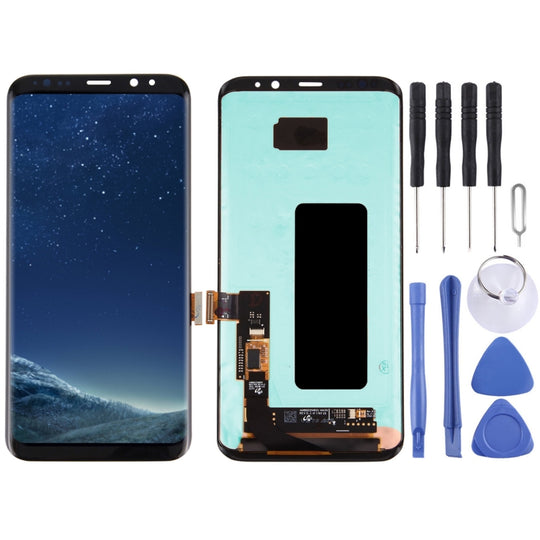 Original LCD Display + Touch Panel for Galaxy S8+ / G955 / G955F / G955FD / G955U / G955A / G955P / G955T / G955V / G955R4 / G955W / G9550(Black)