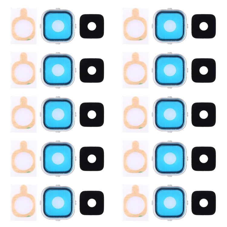 For Galaxy Alpha / G850 10pcs Back Camera Bezel & Lens Cover with Sticker - Camera Series by buy2fix | Online Shopping UK | buy2fix
