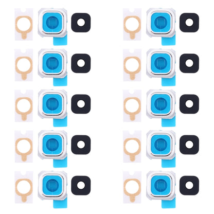 For Galaxy S6 Edge + / G9280 10pcs Back Camera Bezel & Lens Cover with Sticker - Camera Series by buy2fix | Online Shopping UK | buy2fix