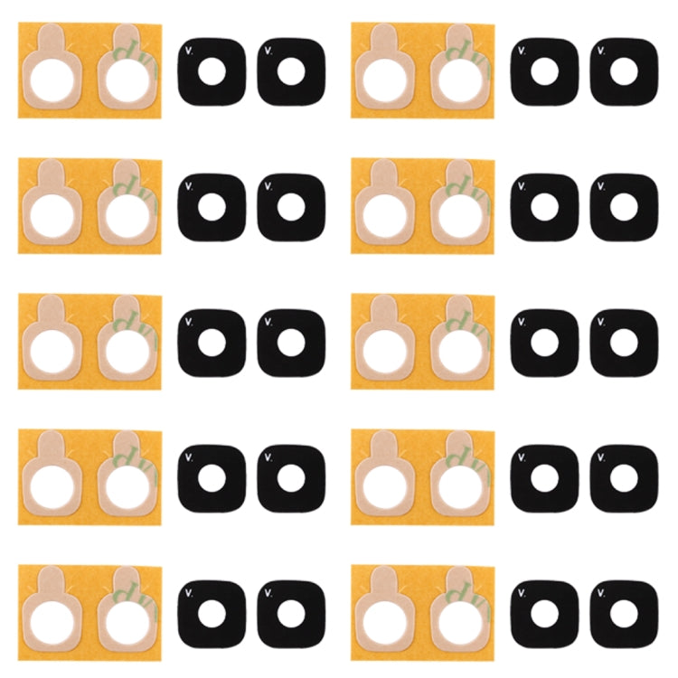 For Galaxy J5 Prime 10pcs Back Camera Lens Cover with Sticker - Camera Series by buy2fix | Online Shopping UK | buy2fix