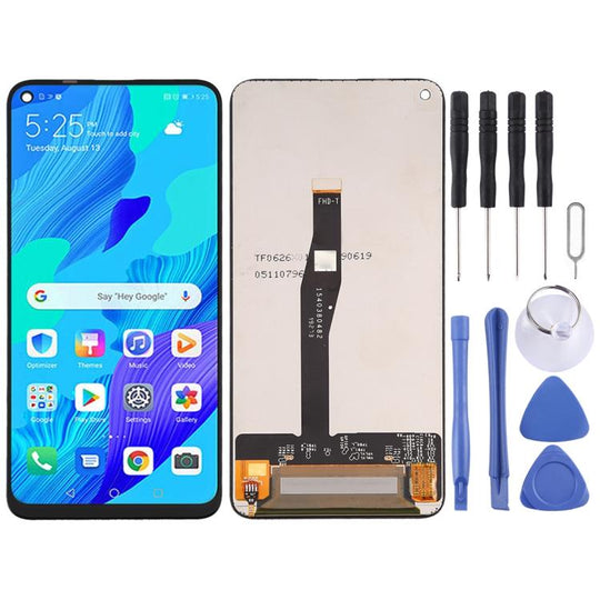 Écran LCD et numériseur Assemblage complet pour Huawei Nova 5T / YAL-L21 / TAL-L61 / YAL-L71 / YAL-L61D (Noir)