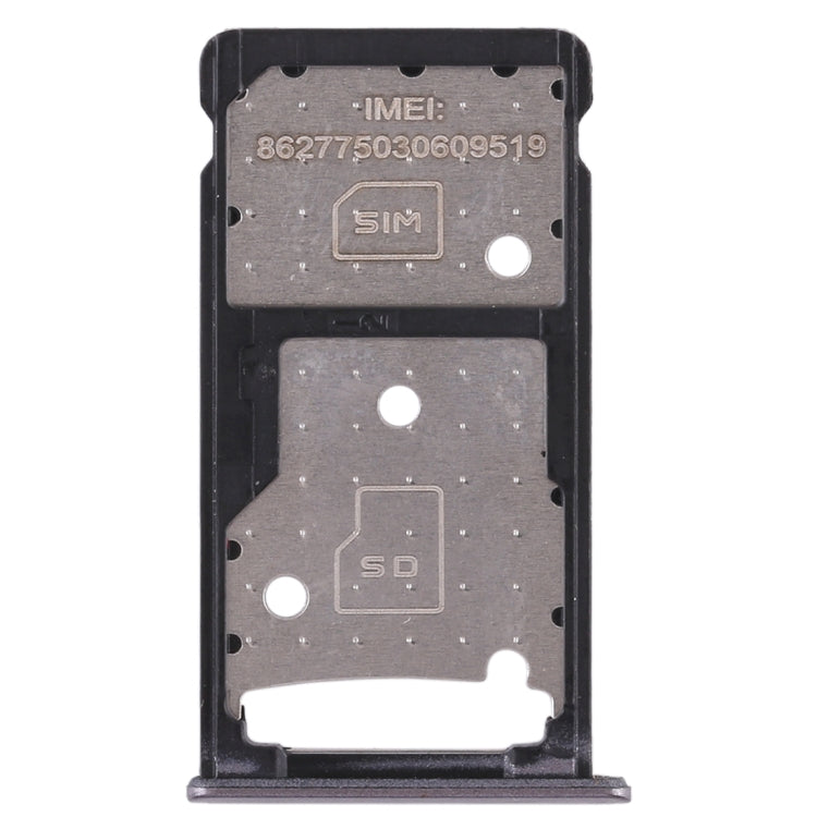 SIM Card Tray + SIM Card Tray / Micro SD Card Tray for Huawei Honor 5c (Grey) - Card Tray by buy2fix | Online Shopping UK | buy2fix