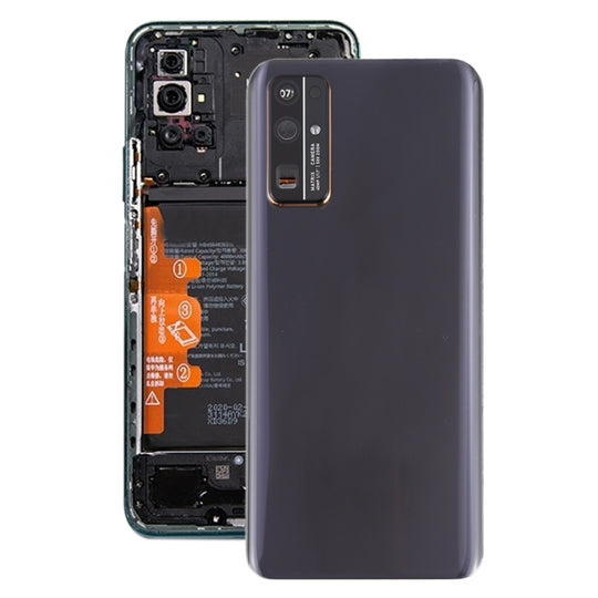 Original Battery Back Cover with Camera Lens Frame for Huawei Honor 30(Black)