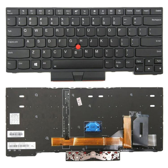 Tastatur mit US-Hintergrundbeleuchtung für Lenovo ThinkPad E480 L480 L380 Yoga T480s