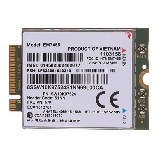 EM7455 Sierra Wireless FDD/TDD LTE Cat6 4G Modul, 4G KARTE für Lenovo Laptop ThinkPad P50 P50S P40 Yoga L460 T460 T460P T460S