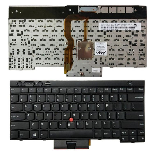 Clavier d'ordinateur portable anglais version américaine avec bâtons de pointage pour Lenovo IBM Thinkpad L430 / T430 / T430i / T430S, Teclado 04X1315 / 04X1201 / 04X1277 / 0C01997
