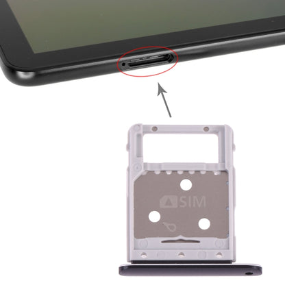 For Galaxy Tab S4 10.5 T835 SIM Card Tray + Micro SD Card Tray (Black) - Card Tray by buy2fix | Online Shopping UK | buy2fix