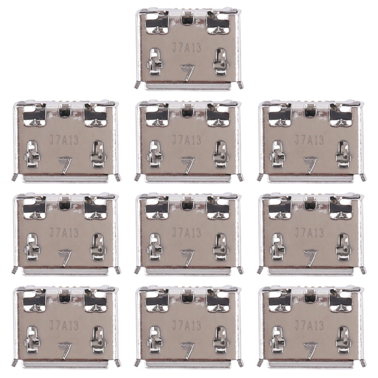 For Galaxy S II Plus / i9105 10pcs Charging Port Connector - Tail Connector by buy2fix | Online Shopping UK | buy2fix