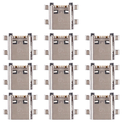 For Galaxy J7 Neo / J701 10pcs Charging Port Connector - Tail Connector by buy2fix | Online Shopping UK | buy2fix