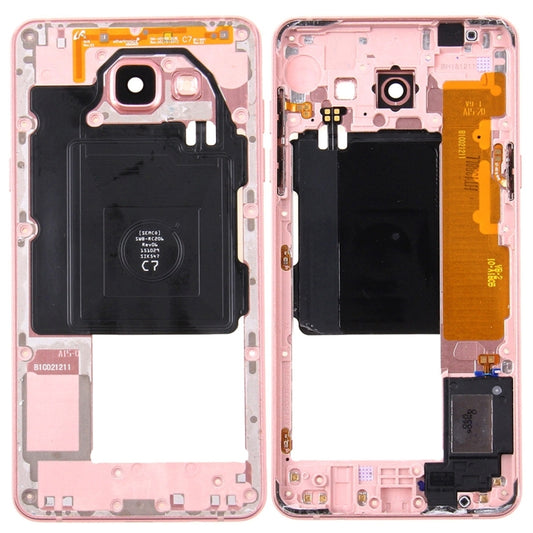 For Galaxy A5 (2016) / A5100 Middle Frame Bezel (Pink) - Others by buy2fix | Online Shopping UK | buy2fix