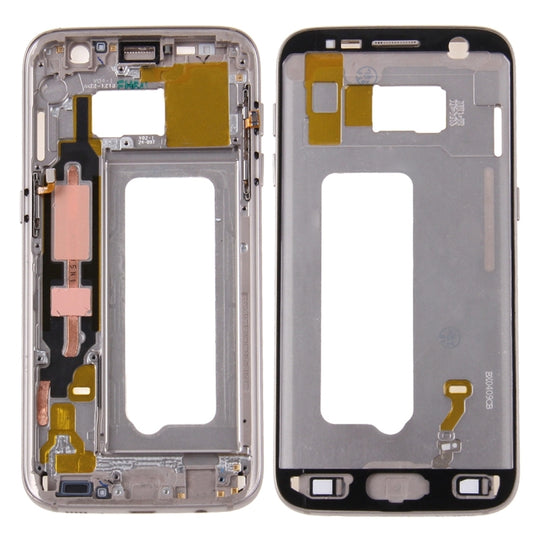 For Galaxy S7 / G930 Front Housing LCD Frame Bezel Plate (Gold) - Frame Bezel Plate by buy2fix | Online Shopping UK | buy2fix