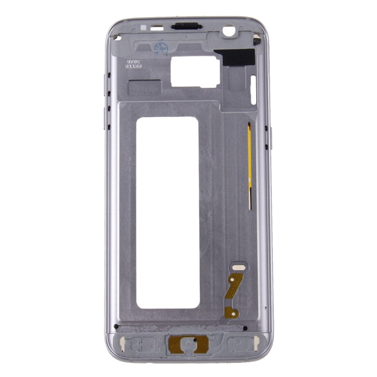 For Galaxy S7 Edge / G935 Front Housing LCD Frame Bezel Plate (Grey) - Frame Bezel Plate by buy2fix | Online Shopping UK | buy2fix