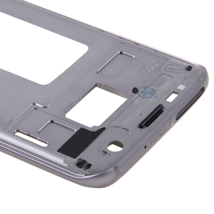 For Galaxy S7 Edge / G935 Front Housing LCD Frame Bezel Plate (Grey) - Frame Bezel Plate by buy2fix | Online Shopping UK | buy2fix