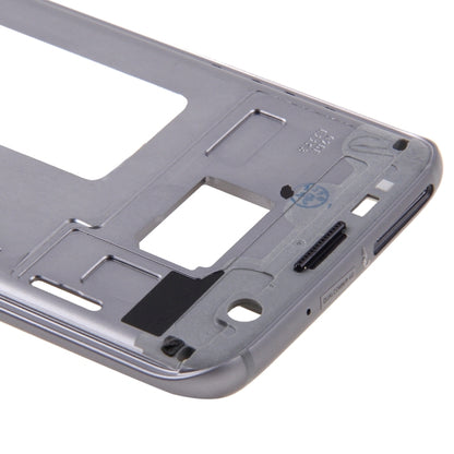 For Galaxy S7 Edge / G935 Front Housing LCD Frame Bezel Plate (Grey) - Frame Bezel Plate by buy2fix | Online Shopping UK | buy2fix