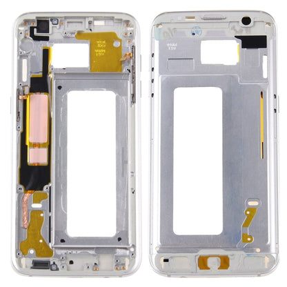 For Galaxy S7 Edge / G935 Front Housing LCD Frame Bezel Plate (Silver) - Frame Bezel Plate by buy2fix | Online Shopping UK | buy2fix