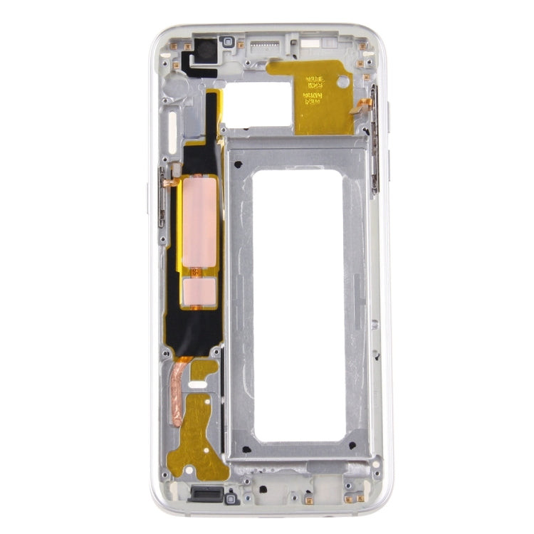 For Galaxy S7 Edge / G935 Front Housing LCD Frame Bezel Plate (Silver) - Frame Bezel Plate by buy2fix | Online Shopping UK | buy2fix