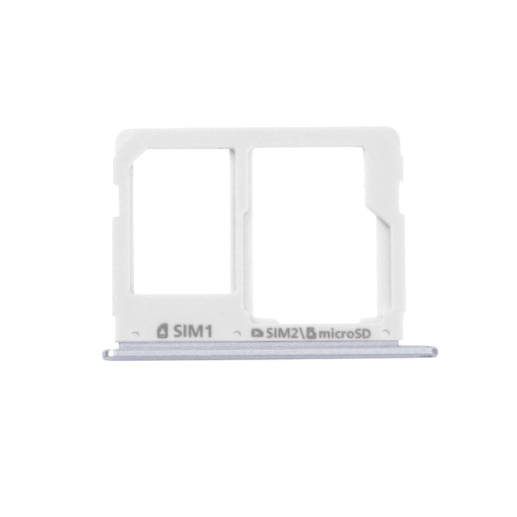 For Galaxy A3(2016) / A3100 & A5(2016) / A5100 & A7(2016) / A7100 SIM Card Tray and Micro SD Card Tray  (Grey) - Card Tray by buy2fix | Online Shopping UK | buy2fix