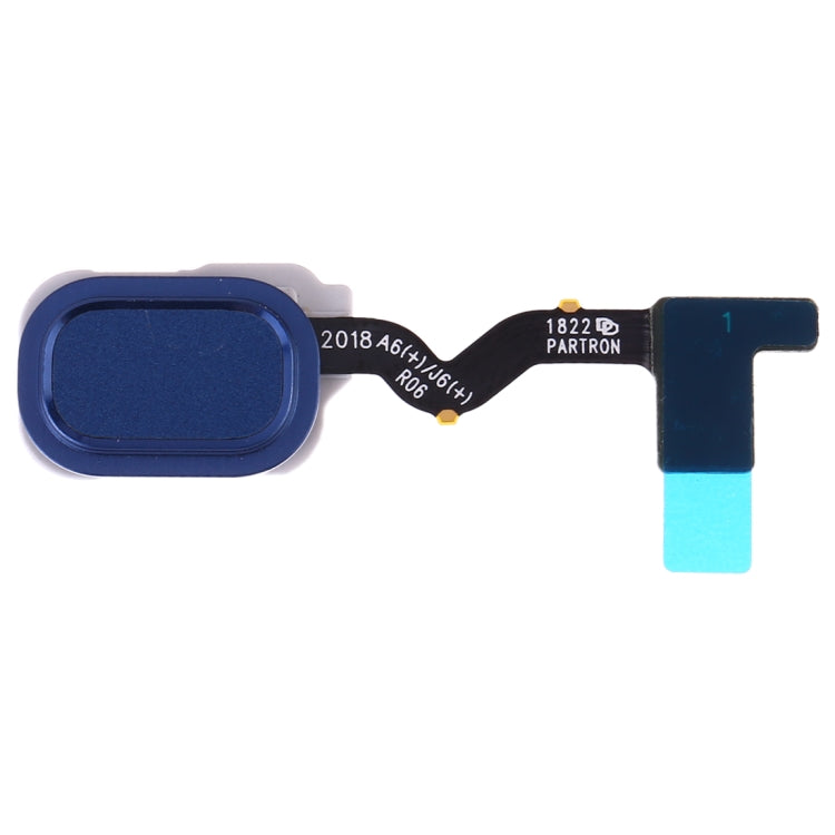 For Galaxy J4 (2018) SM-J400F/DS J400G/DS Fingerprint Sensor Flex Cable(Blue) - Flex Cable by buy2fix | Online Shopping UK | buy2fix
