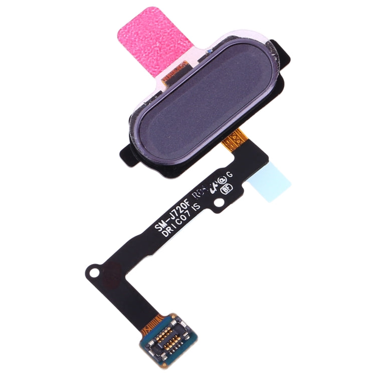 For Galaxy J7 Duo SM-J720F Fingerprint Sensor Flex Cable(Grey) - Flex Cable by buy2fix | Online Shopping UK | buy2fix