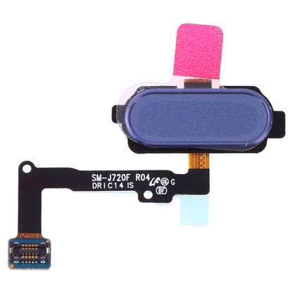 For Galaxy J7 Duo SM-J720F Fingerprint Sensor Flex Cable(Blue) - Flex Cable by buy2fix | Online Shopping UK | buy2fix