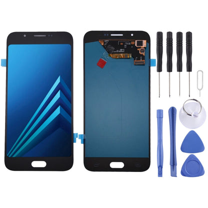 Oled LCD Screen for Galaxy A8 with Digitizer Full Assembly (Black) - LCD Screen by buy2fix | Online Shopping UK | buy2fix