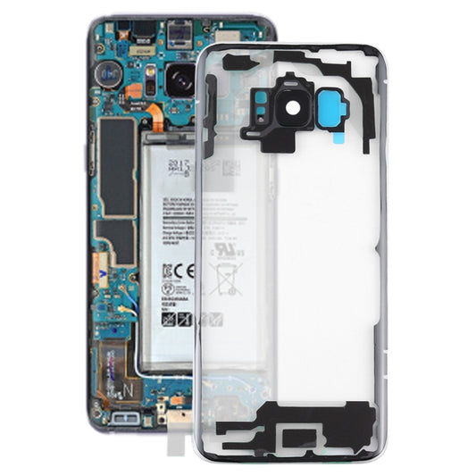 For Samsung Galaxy S8 / G950 G950F G950FD G950U G950A G950P G950T G950V G950R4 G950W G9500 Transparent Battery Back Cover with Camera Lens Cover (Transparent) - Back Cover by buy2fix | Online Shopping UK | buy2fix