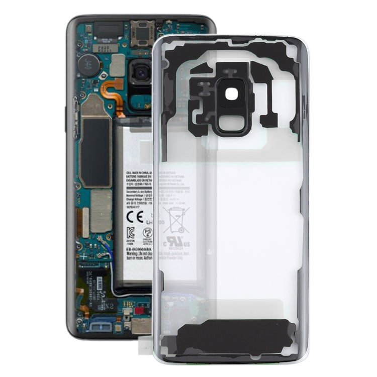 For Samsung Galaxy S9 G960F G960F/DS G960U G960W G9600 Transparent Battery Back Cover with Camera Lens Cover (Transparent) - Back Cover by buy2fix | Online Shopping UK | buy2fix