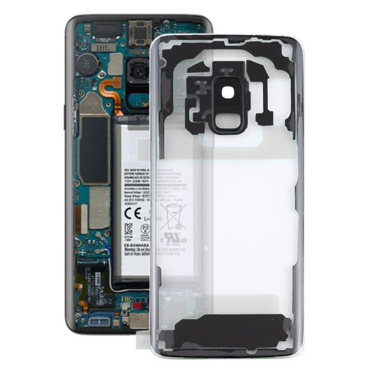 For Samsung Galaxy S9 G960F G960F/DS G960U G960W G9600 Transparent Battery Back Cover with Camera Lens Cover (Transparent) - Back Cover by buy2fix | Online Shopping UK | buy2fix