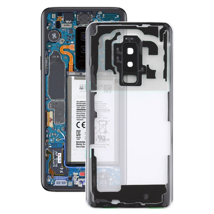 For Samsung Galaxy S9+ / G965F G965F/DS G965U G965W G9650 Transparent Battery Back Cover with Camera Lens Cover (Transparent) - Back Cover by buy2fix | Online Shopping UK | buy2fix